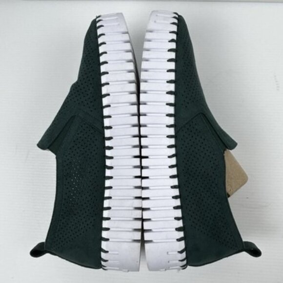 Ilse Jacobsen Tulip Platform Shoes Women's 40 / 9.5 Green Slip On Loafer Sneaker - Picture 6 of 11
